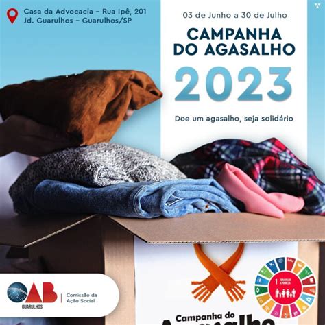 Campanha do Agasalho 2023 OAB 57ª SUBSEÇÃO GUARULHOS