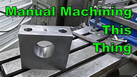 Machining A Custom Hydraulic Cylinder Trunnion Mount Manual Machining