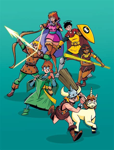 ArtStation - Poster Fanart from 80’s Dungeons & Dragons Animation