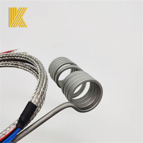 SUS Electric Nozzle Heater Spiral Hot Runner Coil Heater Brass Coil Heater And Hot Runner