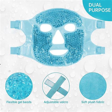 Cooling Eye Mask For Puffy Eyes Dark Circles Relief Migraine Relief Hot Cold Therapy Stress