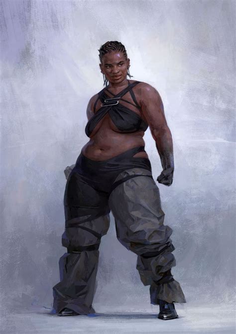 ArtStation Buff Lady Personaggi Femminili Posa Di Riferimento