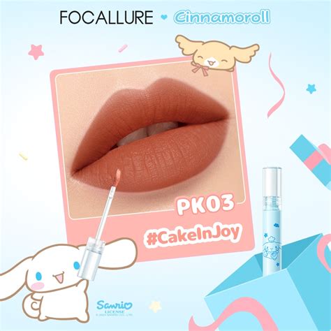 Focallure X Sanrio Cakeinjoy Airy Liquid Matte Lip Tint Lipstick