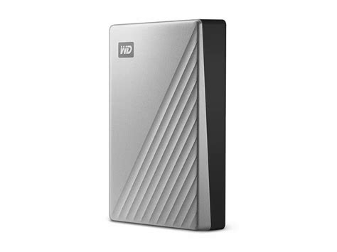 4tb Wd My Passport Ultra Silver Usb C ฮาร์ดไดรฟ์ภายนอกแบบพกพา