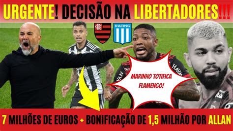 Decis O Na Libertadores I Mercado Da Bola I Marinho Notifica Flamengo I