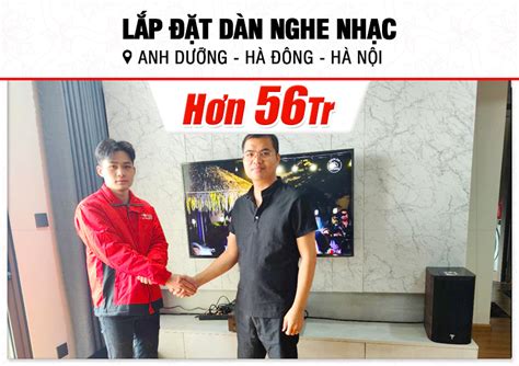 Lắp đặt dàn nghe nhạc hơn 56tr cho anh Dưỡng tại Hà Nội (Focal Arial 906, Denon PMA-900HNE ...