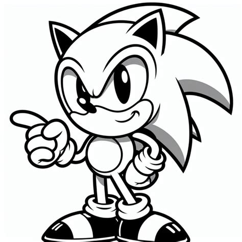 Sonic Correndo Cl Ssico Desenho Para Colorir Pintar E Colorir