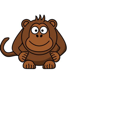 Cartoon Monkey Clip Art PNG, SVG Clip art for Web - Download Clip Art ...