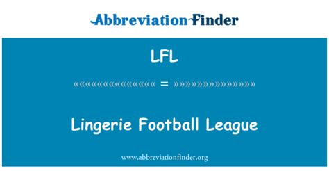 Lfl Significa Lingerie Football League Lingerie Football League