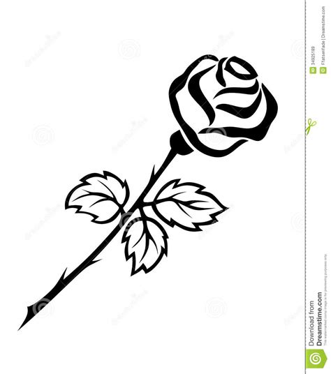 Long Stem Rose Clipart | Free download on ClipArtMag