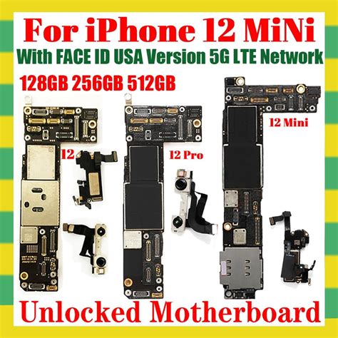 Cod Unlocked Motherboard For Iphone Mini Main Board With Face Id