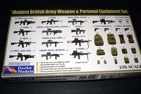 Modern British Army Weapon And Personal Equipment Set Armorama