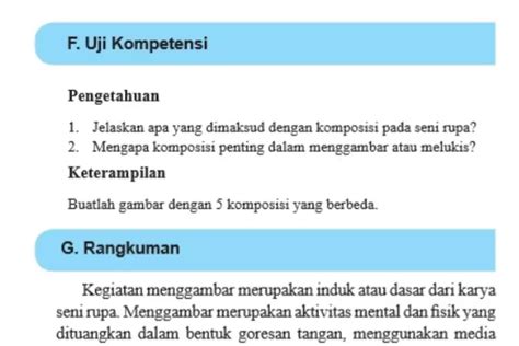 Kunci Jawaban Seni Budaya Kelas 7 Halaman 12 Semester 1 Komposisi Pada