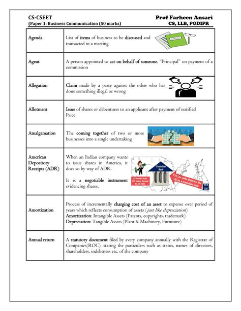 Solution Cseet Chapter Business Terminoligies Studypool