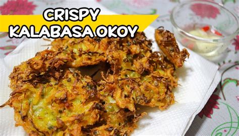 Crispy Kalabasa Okoy Recipe Panlasang Pinoy Recipes