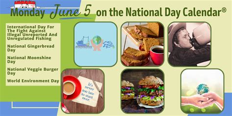 June National Start Over Day National Veggie Burger Day