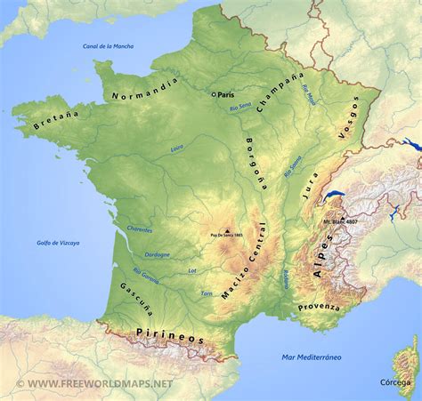 Mapa De Francia