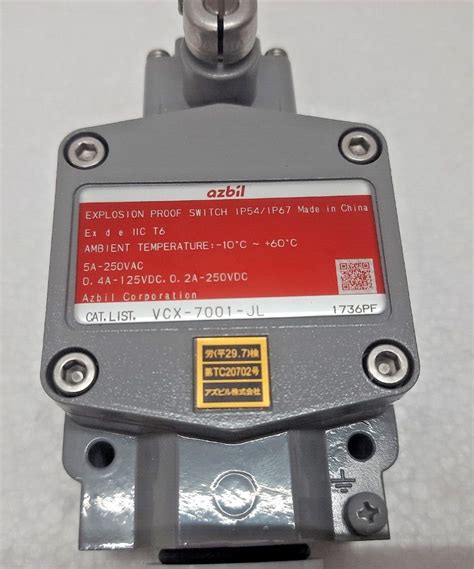 New Azbil Vcx Jl Limit Switch Explosion Proof Ip Ip Ebay