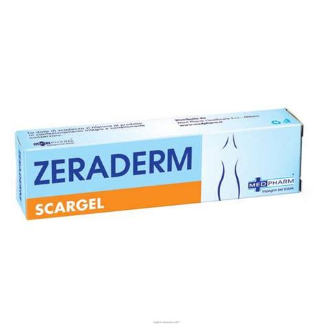 zeraderm scarpa gel 20g bugiardino cod: 934639663