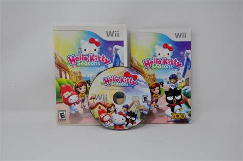 Hello Kitty Seasons Nintendo Wii Game Only 802068103200 Ebay