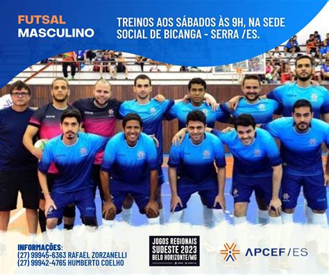 Treinos De Futsal Masculino Para Os Jogos Regionais Sudeste 2023