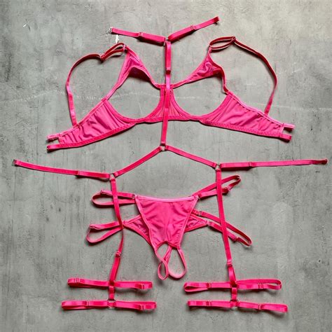 Open Lingerie Set Etsy