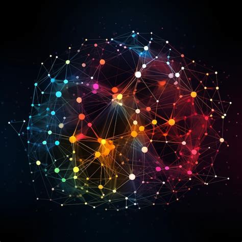 Premium AI Image Intricate Network Of Interconnected Nodes