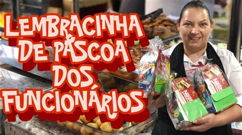 Fizemos Uma Lembrancinha De P Scoa Para Cada Funcion Rio Do Restaurante