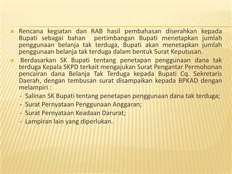 Mekanisme Pengajuan Permohonan Pencairan Dana Hibah Bansos Dan Belanja