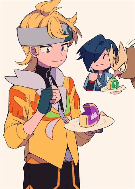 Morty Falkner Noctowl And Morty Pokemon And 2 More Drawn By Tyako