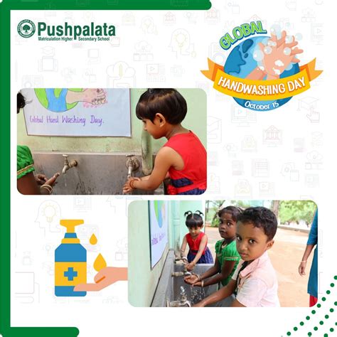 GLOBAL HAND WASHING DAY | Pushpalata Matriculation Higher Secondary School