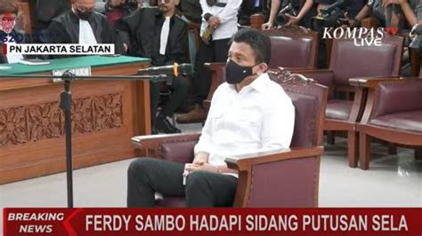 Alasan Hakim Tolak Eksepsi Pengacara Ferdy Sambo Tak Beralasan Dan