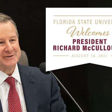 President Richard Mccullough Florida State University News