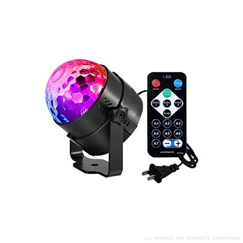 MEDIA ESFERA DE LUCES RGB FIESTA LED DMX FIESTA JODA PARTY RGB RITMO