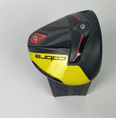 Left Handed Cobra KING F9 Yellow and Black Driver 9*-12* HEAD ONLY Golf