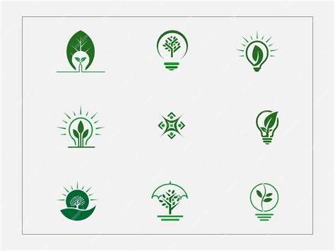 Premium Vector Light Bulb Logo And Green Idea Logo Design Template