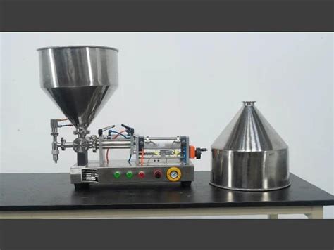 Used Used Single Head Pneumatic Table Top Liquid Piston Filler For Sale