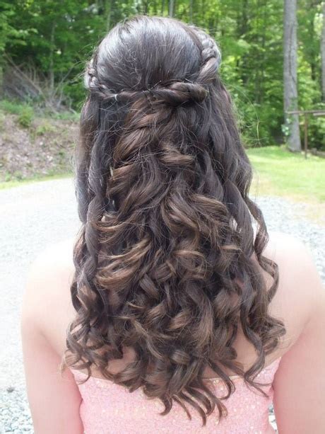 Hairstyles 8th grade dance