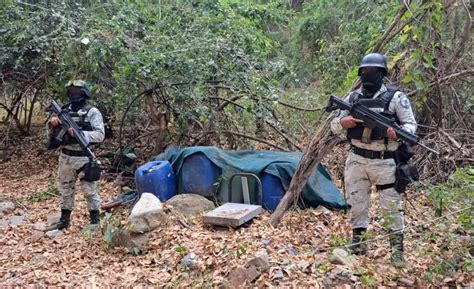 Guardia Nacional asegura presunto laboratorio de drogas sintéticas