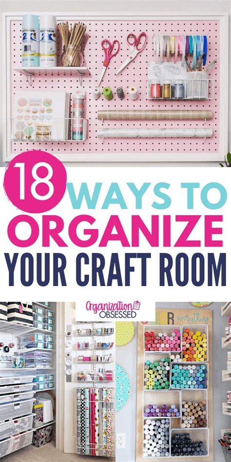 The Best Craft Room Organization Ideas Organization Obsessed