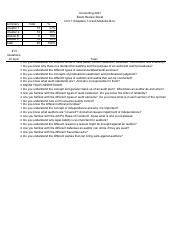 ACCT 2241 Louwers Unit 1 Exam Review Summary Blaine Pdf