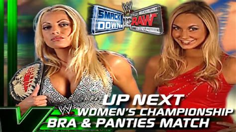 Bra Panties Match Trish Stratus Vs Stacy Kiebler Wwe Smackdown Vs