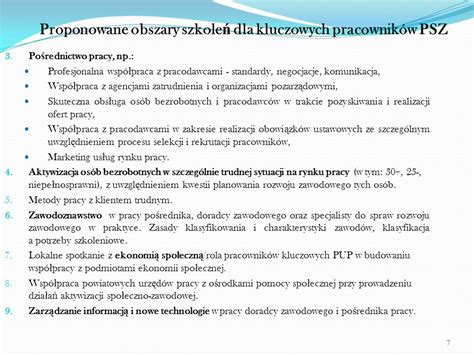 Projekty Pup Poddzia Anie Po Kl W Roku Przysiek Listopada R