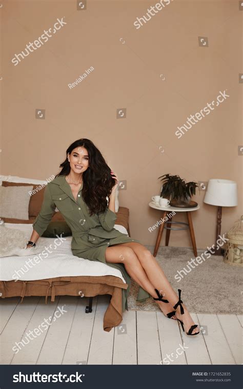 Brunette Leggy Model Girl Sexy Perfect Stock Photo Shutterstock