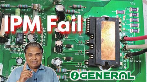 O General Dc Inverter Ac Outdoor Pcb Ipm Fail And No Power Repair Youtube