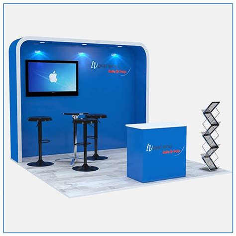 Pkg X Trade Show Booth Rental Lv Exhibit Rentals Display