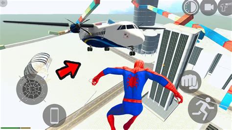 SPIDER MAN VS PLANE HIGACK KAR LIYA INDIAN BIKES DRIVING 3D YouTube