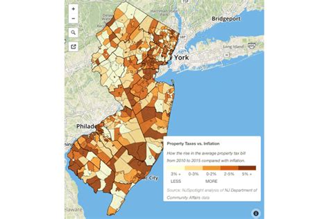 Interactive Map Njs Property Taxes Exceed Inflation Outpace Income Nj Spotlight News