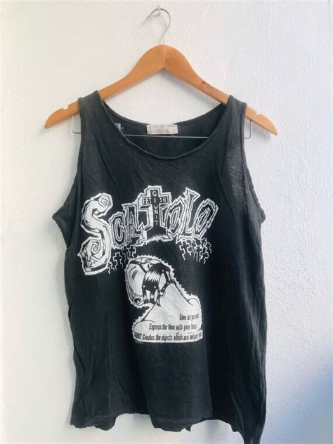 Vintage Nude Art By Strange Collection Japan 80s Tank Shirt Etsy