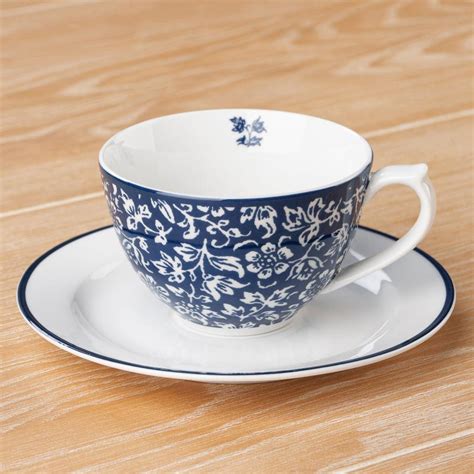 Sweet Allysum Cappuccino Cup And Saucer Laura Ashley